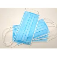 Buy cheap Adult 3 Ply Disposable Face Mask For Air Pollution Earloop Medical Mask product
