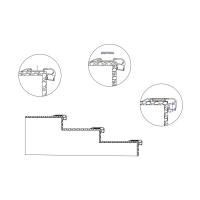 Buy cheap Aluminium Alloy Stair Nosing LED Profile Extrusion Anodized For Strip Lights product