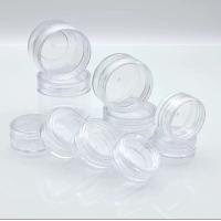 Buy cheap Transparent Cosmetic Plastic Cream Jar With Screw Cap product