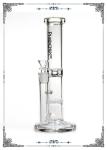 Vidrio De Borosilicato Straight Tube Honeycomb Perc Glass Bong 10 Inches
