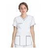 Buy cheap Customized Short Sleeve 42% Polyester Nurse Medical Uniform Antimicrobial Wrinkle-free from wholesalers
