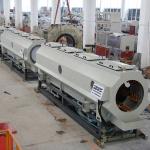 Long Service Life Extruder Machine for Customized Color PVC PE Pipe Production