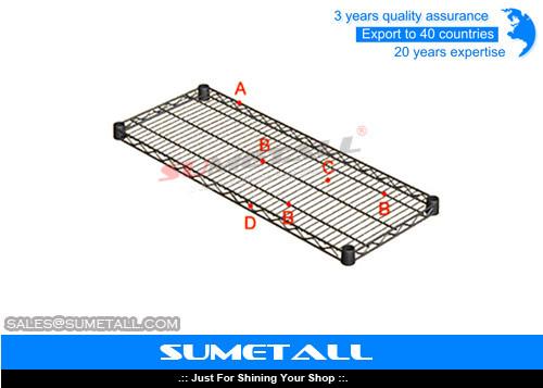 Buy cheap Eco-Friendly Wire Storage Shelves , Steel Warehouse Industrial Wire Shelving from wholesalers