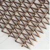 Buy cheap High Durability Flexible Metal Mesh Fabric Customized Light Weight from wholesalers