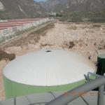 Single Membrane Biogas Cover On Fermenter For Livestock Farm / Wastewater