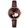 Buy cheap Rhinestone Leather Diamond Quartz Watch Plexiglass Mirror 9mm Case from wholesalers
