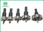 White Finished HSS Hole Saw , Fluted Teeth Metal Hole Saw Metal Drilling
