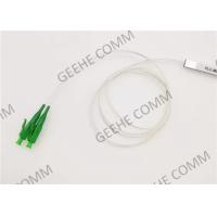 Buy cheap Mini Steel Tube LC / APC 2x8 Blockless Fiber Optic Cable Splitter product