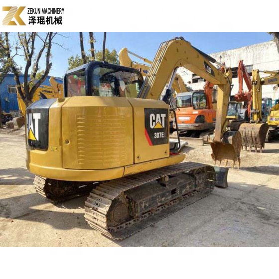CAT307E Second Hand Mini Excavator 7T With 0.23m3 Bucket Capacity