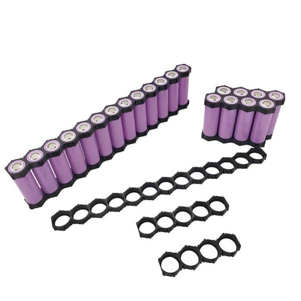 Buy cheap Cylindrical ABS 18650 Battery Holder 2 Cell 6P 10P 13P Size Black Color from wholesalers