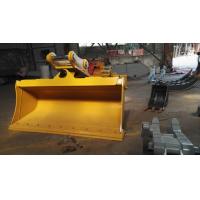 Buy cheap Alloy Steel Excavator Ditching Bucket , Custom Excavator Buckets Tapered Shell product