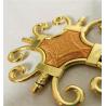 Buy cheap Golden round aluminum profile accessories for french doors and windows from wholesalers