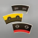 Buy cheap Waterproof Paper Tea Cup fan Raw Material Flexographic from wholesalers