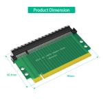 PCI-Express 4.0 16x Riser Card ,180 Degree High Speed Riser Card 60mmHeight
