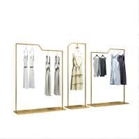Buy cheap Freestanding Metal Clothing Rack MDF With Baking Paint Material product