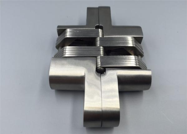 Buy cheap 19x95mm SS 304 Fire Rating Spring Heavy Duty Concealed Hinges 180 Degree Hidden Hinge from wholesalers