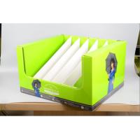 Buy cheap Green Paper Corrugated Display Boxes Glossy / Matt Lamination Printing product