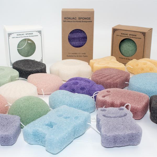 Buy cheap Natural Biodegradable Baby Bath Sponge 5-11g Makeup Remover Sponge Reusable from wholesalers