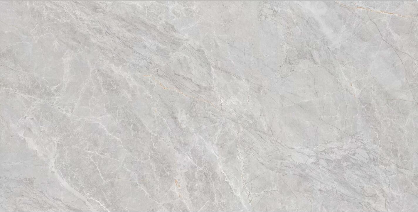 Big Grey Color Chora Stellate Limestone Porcelain Tile Waterproof 90*180cm