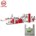 Buy cheap Supermarket Corn Starch Bag Making Machine 90m/Min from wholesalers