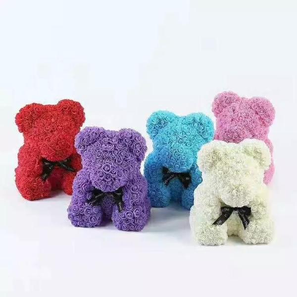 Buy cheap Top sale diy handmade foam rose bear 25 colors styrofoam bear from wholesalers