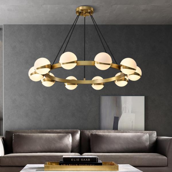 Buy cheap Modern living Room Copper Chandelier Lamp Luxury Bedroom Chandelier Lighting(WH-MI-460) from wholesalers