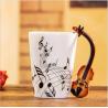Buy cheap 3D Creative Travel Custom Ceramic Mugs 13OZ With Violin Handgrip from wholesalers