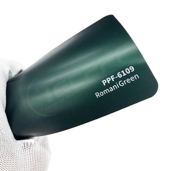 Buy cheap PPF-6109 Romani Green Color Paint Protection Film Professional-Grade from wholesalers