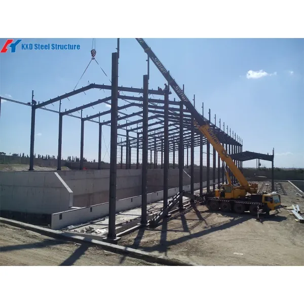 Light Steel Structure for Mauritius Prefabricated Fabrication Factory Construction Storage Warehouse (KXD-SSW220)