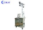 CCTV Camera Surveillance Mobile Sentry Security Trailer Stainless Steel OKAF