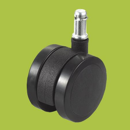 Buy cheap black ring stem swivel office furniture casters PA PVC bear 35kg from wholesalers