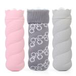 Silicone Hot Water Bottle Cozy Bag For Pain Relief Neck And Shoulders Feet