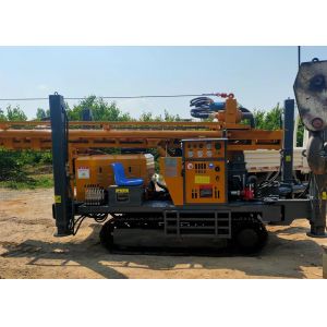 Buy cheap 260m Deep Borehole Crawler Drill Rig 105mm Diameter from wholesalers