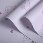 0.14mm-0.26mm Thickness Floral Printed PVC Self Adhesive Sticker for Wall