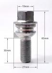 Porsche Car Wheel Lug Bolts 16 Pcs 30 Mm Thread Length Radius Seat Type