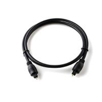 Buy cheap PVC Jacket Fiber Optic Audio Cable , Toslink Fiber Optic Wire Black Jacket product