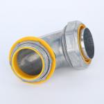 Liquid Tight Flexible Conduit 90 Degree Yellow Pvc Parts 4" Available Zamak 3