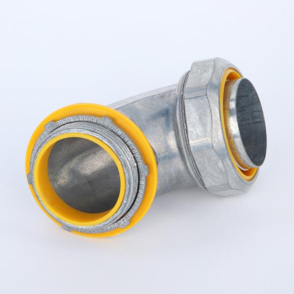 Buy cheap Liquid Tight Straight Connector Yellow PVC Insulated UL Listed With Locknut from wholesalers