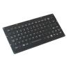Buy cheap IP65 81 Keys Thin Black Silicone Rubber Keyboard , 222.0mm X 100mm X 9.1mm Size from wholesalers