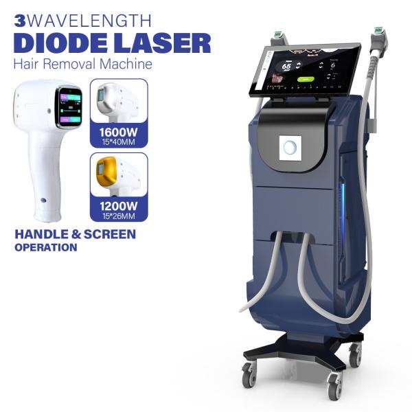 Buy cheap 1600W Diode Laser Hair Removal Machine with 808nm Wavelength for Effective Treatment from wholesalers