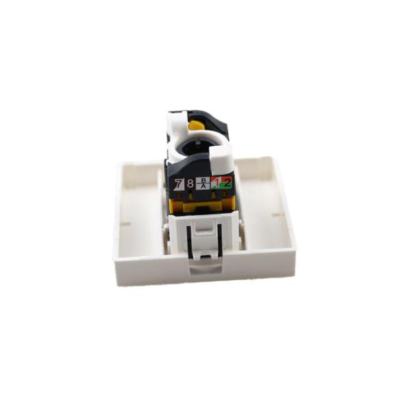 Buy cheap Exact Cables 45*22.5 mm UTP CAT6A Keystone Jack for Networking within Different Colors from wholesalers
