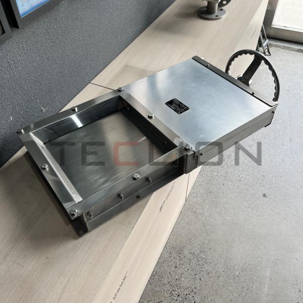 Buy cheap Explosion Proof Square Mouth Knife Pneumatic Slide Gate Valve Stainless Steel Material from wholesalers