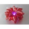 Buy cheap Iridescent film Optical Fiber LED Ribbon Bow , 3.75" Lighting LED Gift Bow from wholesalers