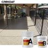 Buy cheap Slip Resistant Epoxy Resin Floor Coating Gray Color Flakes Concrete Paint from wholesalers
