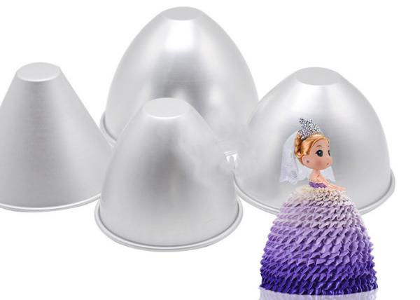 Buy cheap Two Sizes Princess Dress Shape Aluminium Cake Mould tin Non Stick Bakeware from wholesalers