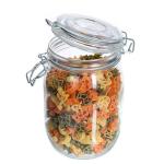 Personalised Freezing Glass Jars Mason Airtight Food Storage Jars With Flip Top