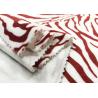Buy cheap 210GSM Polyester Velvet Fabric / Poly Fleece Fabric For Home Textile Zebra Stripes from wholesalers