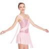Buy cheap Gentle Lyrical Dress Drop Waist Sequin Modern Lyrical Dance Costumes With Flying Tape Bodice from wholesalers