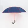 Buy cheap Red And Blue Curved Handle Umbrella With Carrying Bag Navy 190T Pongee from wholesalers