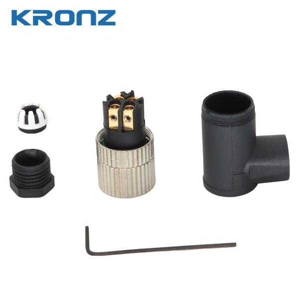 Buy cheap Field Wireable M8 Connectors 3 Pin A Code Waterproof IP67 Industrial Circular Connector from wholesalers
